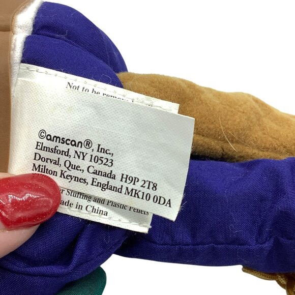 Mr. Fix-It Beaver Plush Toy Tools Stuffed Animal Amscan Party Pals 10” with Tags - Picture 4 of 10